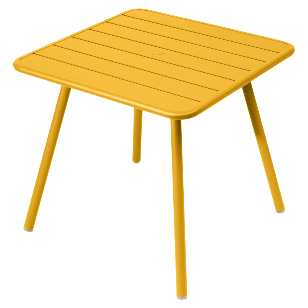 Fermob - Luxembourg Tisch mit 4 Füßen 80x80